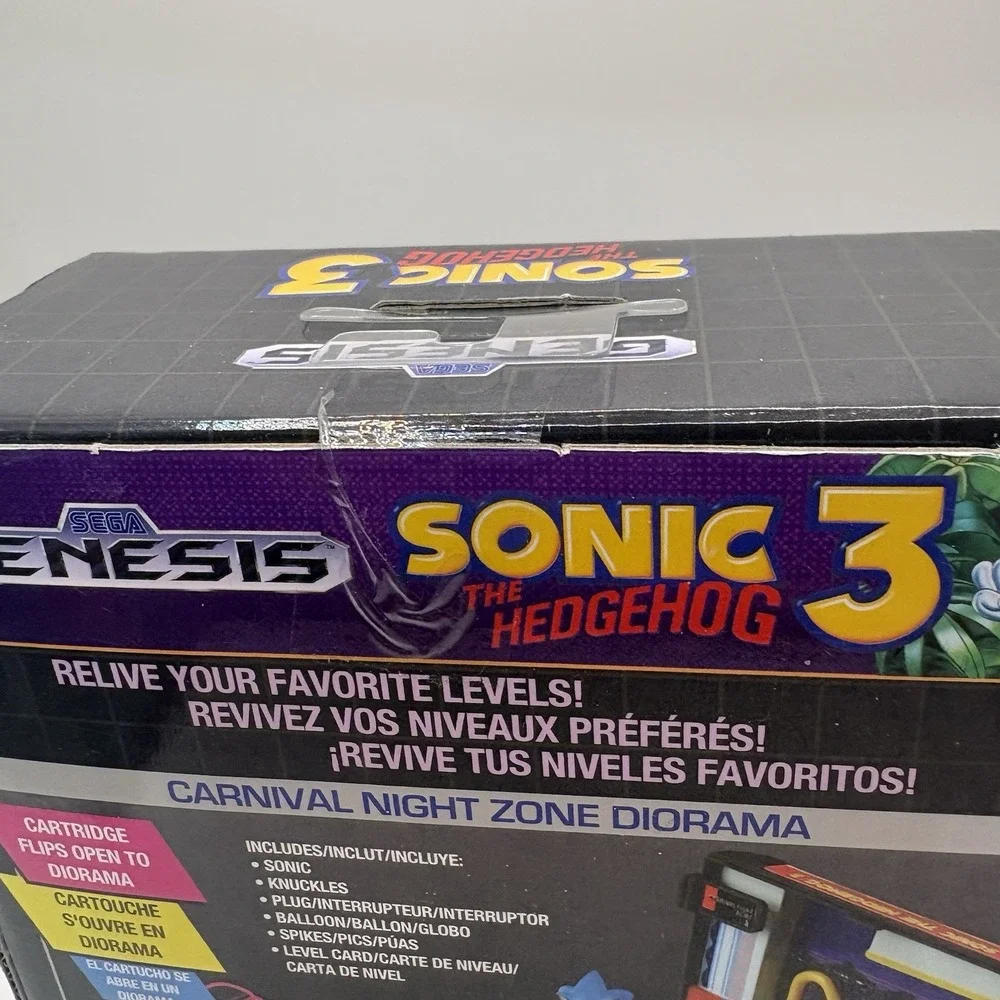 SEGA Sonic the Hedgehog 2 & 3 Console Heroes Diorama Cartridge Flip NEW Sealed